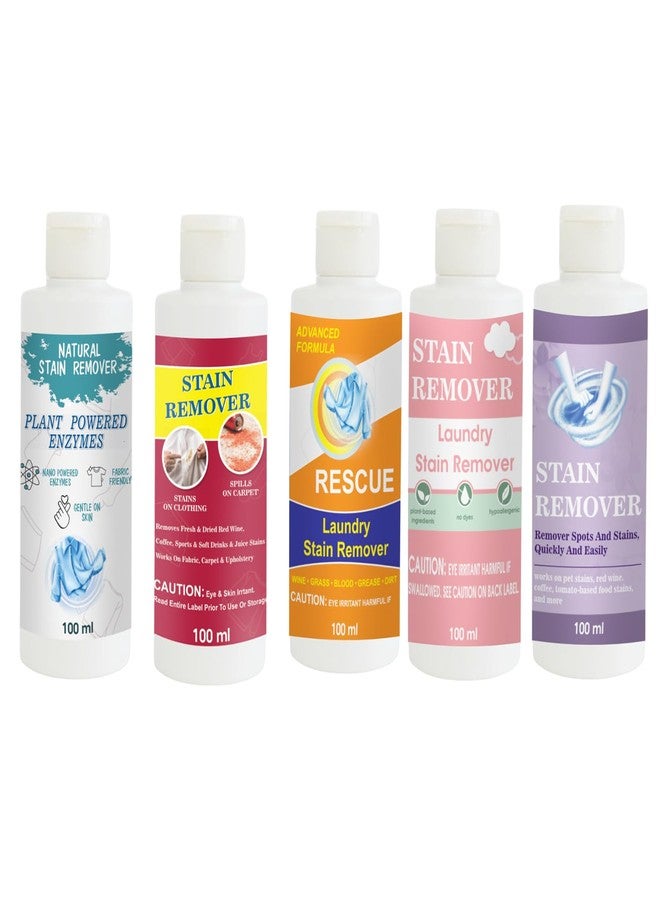 مجموعة مزيلات بقع توفوس للقمصان، مزيل بقع أحمر، برتقالي، وردي، وبنفسجي | محلول تنظيف متعدد الأسطح للملابس والأقمشة والمفروشات (100 غرام لكل عبوة) - Image 1